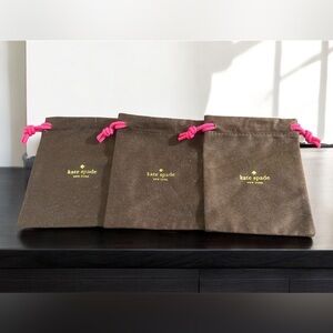 Kate Spade Dust Bags ( Set Of 3 )